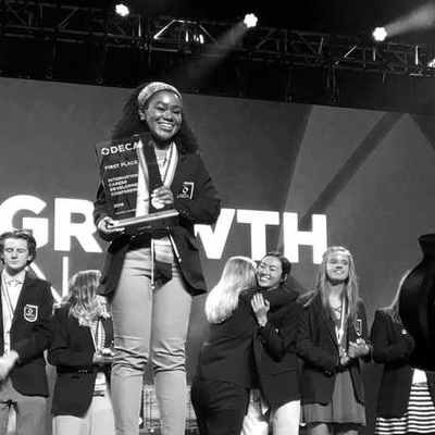Jordan Johnson wins First Place at the DECA International Career Development Conference