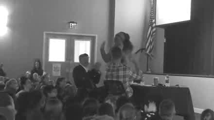 Jordan Johnson speaking